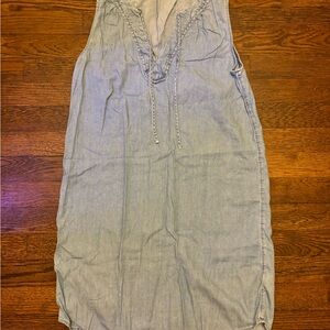 Old Navy Blue Sleeveless Sundress Midi